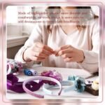Hotop 100 Pcs Plastic Headbands Bulk 1 Inch Wide Craft No Teeth Plain Headbands DIY Hair Band Accessories for Girls Women (White,1/2 Inch Wide) - Image 5