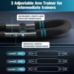 Relife Twister Arm Trainer,40-130lbs Arm Trainer for Forearms & Chest Muscle Training Workout,Adjustable Spring Resistance Chest Exercise, Portable Home Gym Strength Equipment for Men & Women - Image 3