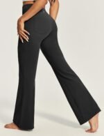 IUGA Yoga Pants Women Wide Leg High Waist Bootcut Workout Flare Leggings Tummy Control Work Dress Pants Women 4 Pockets - Image 4