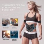 Ab machine Waist trainer Belt Abs Workout Equipment for Men Woman Abdomen/Arm/Leg Home Office Fitness Exercise - Image 4