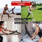 Ropeless Battle Ropes for HIIT Workouts, Cardio & Muscle Training, Low-Impact Cardio Training, Portable Cordless Home Gym Equipment for Men & Women with Non-Slip Gloves - Image 5