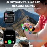 GPS Smart Watch for Men, Fitness Tracker with 178+ Sports Modes, Fitness Watch with 2.06" AMOLED Touchscreen, Heart Rate/Sleep Monitor, IP68 Waterproof, Notifications for Android iOS - Image 4