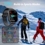 GPS Smart Watch for Men, Fitness Tracker with 178+ Sports Modes, Fitness Watch with 2.06" AMOLED Touchscreen, Heart Rate/Sleep Monitor, IP68 Waterproof, Notifications for Android iOS - Image 6