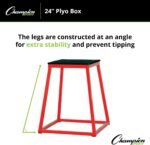 Champion Sports Welded Steel Plyo Box - 24" H - Image 7