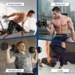 Yes4All Fractional Weight Plates Set, Available In Steel And Rubber, Set of 2/4/6 Plates in 1.25LB, 2.5LB, or 5LB Sizes, Micro Change Plates for Dumbbell and Olympic Barbell Weightlifting - Image 7