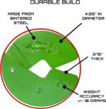 Micro Gainz Dumbbell Fractional 1.25lb Weight Plate, Ideal for Micro Loading, (Choose Color) 4 Piece Fractional Weight Plates, Designed for Dumbbell Training, Made In USA - Image 4