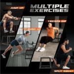 Yes4All Metal Plyometric Box - Hold Up to 550lb - Arrives Assembled - Plyo Box Sturdy, Anti-Slip, Perfect for HomeGym Workout - Image 5