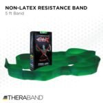 THERABAND CLX Resistance Band with Loops, 5-Foot Band, Green, Heavy, Non-Latex, Elastic Band for Exercise, Mobility & Rehab, Stretching, Home Workouts, Color-Coded for Easy Resistance Levels - Image 3