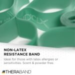 THERABAND CLX Resistance Band with Loops, 5-Foot Band, Green, Heavy, Non-Latex, Elastic Band for Exercise, Mobility & Rehab, Stretching, Home Workouts, Color-Coded for Easy Resistance Levels - Image 8
