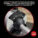 Micro Gainz 1.25LB Magnetic Weight Attachment for Nuobell Style Adjustable Dumbbells, Choose 2 or 4 Piece Magnetic Weight Plates, Ideal for Micro Loading Dumbbells, Made in USA - Image 3