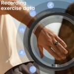 Loluka Smart Ring with Step Tracker Health Tracker with Sleep Monitor Heart Rate Monitor Family Care Fitness Ring Fitness Tracker No Subscription Fee for Android iOS Black 11 - Image 4