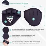 PULLUP & DIP Neoprene Grip Pads Lifting Grips, The Alternative to Gym Workout Gloves, Lifting Pads for Weightlifting, Calisthenics & Powerlifting, No More Sweaty Gym Gloves - Image 4