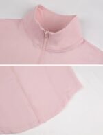 Tanming Women's Full Zip Seamless Workout Jacket Running Yoga Slim Fit Track Jacket - Image 5