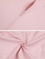 Tanming Women's Full Zip Seamless Workout Jacket Running Yoga Slim Fit Track Jacket - Image 6