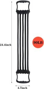 OVERNEWS Chest Expander, Exercise Resistance Trainer, Spring Workout Equipment Trainer for Gym, Home - Image 7