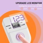 CRYSTAL FIT Ab Machine, Ab Workout Equipment Abdominal Trainer, Adjustable Abdominal Exercise Machine at Home Gym for Stomach Workout with LCD Monitor - Image 6