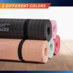 Circuit Fitness by Marcy Non-Slip Multi-Purpose Exercise Yoga Mats with Carrying Strap Multi-Thickness, Multi-Color Options - Image 4