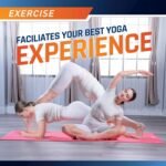 Circuit Fitness by Marcy Non-Slip Multi-Purpose Exercise Yoga Mats with Carrying Strap Multi-Thickness, Multi-Color Options - Image 6