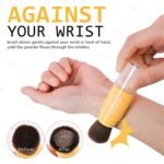 KYDA Mineral Sunscreen Setting Powder for Face & Scalp, SPF 35 Mineral Scalp Sunscreen, Lasting Oil Control Matte Loose Powder, Lightweight Breathable for All Skin Type, Medium - Image 4