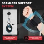 Wrist Straps for Cable Machines Wrist Cuffs for Men Woman Neoprene Padded Straps for Gym Strength Training Equipment - Image 3