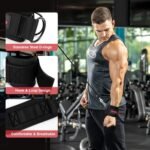 Wrist Straps for Cable Machines Wrist Cuffs for Men Woman Neoprene Padded Straps for Gym Strength Training Equipment - Image 5
