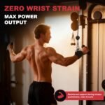 Wrist Straps for Cable Machines Wrist Cuffs for Men Woman Neoprene Padded Straps for Gym Strength Training Equipment - Image 7