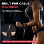 Wrist Straps for Cable Machines Wrist Cuffs for Men Woman Neoprene Padded Straps for Gym Strength Training Equipment - Image 8