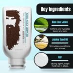 Billy Jealousy Beard Control Leave In Beard Conditioner for Men with Aloe Leaf Juice and Jojoba Seed Oil, Softens Hair and Skin, Light Hold with Matte Finish - Image 3