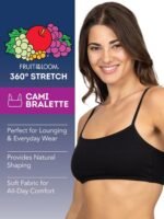 Fruit of The Loom Womens Spaghetti Strap Cotton Pullover Sports Bra Value Pack - Image 6