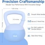 Leikefitness Soft Kettlebells,Steel Shot Filled Weights for Women and Men,Color Coded Anti Slip Soft Kettlebells,Home workout - Image 3