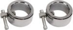 Sunny Health & Fitness Olympic Dumbbell Bar with 2-inch Sleeves, Chrome Finish, Spin-Lock Collars, Optional in Size - Image 3