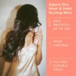 DAE Agave Dry Heat Protection Spray - Protects, Controls Frizz, Light Hold (5 oz.) - Image 4