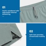 maamgic Gym Shorts for Men 7 inch Inseam with Liner Stretch 2 in 1 Workout Shorts Men Quick Dry Athletic Running Shorts - Image 4