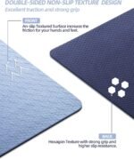 COOLMOON Yoga Mat Non Slip, Anti-Tear 1/4 Thick TPE Yoga Mats for Women and Men, 72"x24" Exercise & Fitness Mat with Carrying Strap, Workout Mats for Yoga, Pilates and Floor Exercise - Image 3