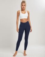 Dimore 4 Pack Workout Leggings for Women with Pockets,High Waisted Tummy Control Yoga Pants for Workout Running - Image 3