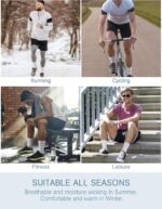 Airacker Athletic Socks Sport Running Calf Socks Performance Cushioned Breathable Crew Socks for Men Women(6 Pairs) - Image 5