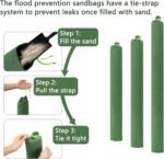 Flood Prevention Sandbags, Reusable Flood Water Barrier, Suitable for Indoor and Outdoor, etc. to Control Flooding in Rainy Season (4 feet 7 inches (Pack of 4)) - Image 6