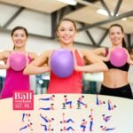 Sotiff 20 Pcs Small Exercise Pilates Ball 9 Inch Mini Yoga Barre Balls for Stability, Fitness, Physical Therapy, Stretching & Core Strength Workout at Home Gym Office - Image 4