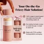 Kitsch Hair Wax Stick for Women & Men - Anti-Frizz and Fly Away Hair Tamer, No Residue Hair Finishing Stick | All Day Hold Styling Product | Stocking Stuffers for Teen Girls - 2.7 oz - Image 4
