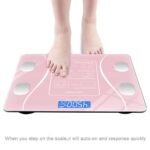 Scale for Body Weight-Body Fat Scale-Smart Bluetooth Bathroom Scale-Weight Scale and Digital Scale for Body Fat and Weight Loss Management,with App Body Scale Pink ，USB Charging,Max396lb/180kg - Image 3