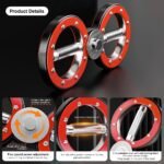 Adjustable Boxing Speed Arm Trainer – Home Gym Wrist & Arm Strengthener with Flywheel Resistance – Multi-Functional Combat Training Tool for Boxing, MMA, Fitness (Red) - Image 3