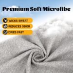 3 Pack Microfiber Gym Towel Fast Drying Men Women Workout Gear for Body Sweat Sports Exercise Fitness Tennis Running Riding Hiking Camping Yoga Jogging Fishing Working Out Towel - Image 5