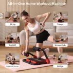 Ab Machine with Resistance Bands for Abdominal Exercise - 3 Levels Adjustable Sit-Up Exercise Equipment for Home Gym, Core & Full Body Workout - Image 7