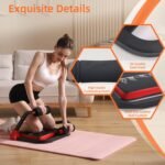 Ab Machine with Resistance Bands for Abdominal Exercise - 3 Levels Adjustable Sit-Up Exercise Equipment for Home Gym, Core & Full Body Workout - Image 8