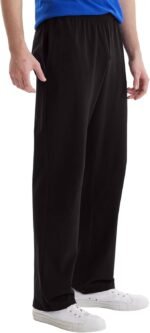 Hanes Men's Essentials Jersey Sweatpants, Cotton Lounge Pants with Pockets for Men, 32” Inseam - Image 4