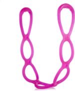 7 Ring Stretch Resistance Exercise Band, Miracle Miles Band, Yoga Stretching, Arm, Shoulders Foot, Leg Fitness Home Gym Physical Therapy Band - Image 4