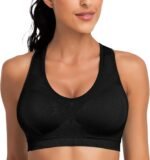 Racerback Sports Bras for Women with Pads - High Impact Athletic Tank Tops for Yoga and Workout Brassieres Bra - Image 3