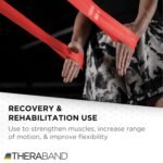 THERABAND CLX Resistance Band with Loops, 5-Foot Band, Red, Medium, Non-Latex, Elastic Band for Exercise, Mobility & Rehab, Stretching, Home Workouts, Color-Coded for Easy Resistance Levels - Image 7