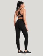 HeyNuts Workout Pro Leggings 28'', Compression High Waisted Workout Pants Full Length - Image 4
