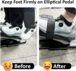 4 Pcs Pedal Straps, Perfect for Under Desk Elliptical Peddler Foot & Leg Pedal Exercixer for Seniors Fitness Home Sports Accessories - Image 3